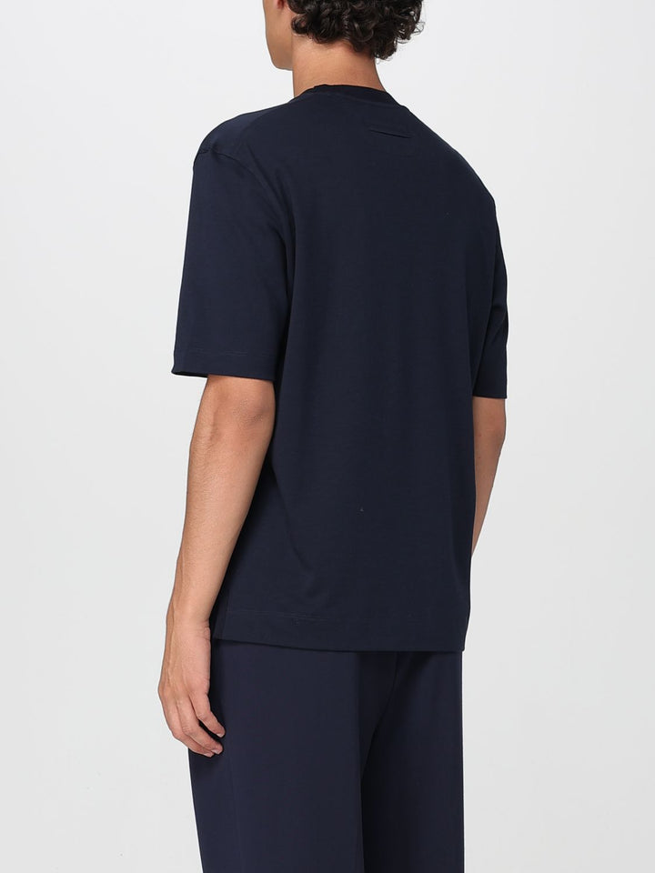 Zegna T-Shirt Men Blue