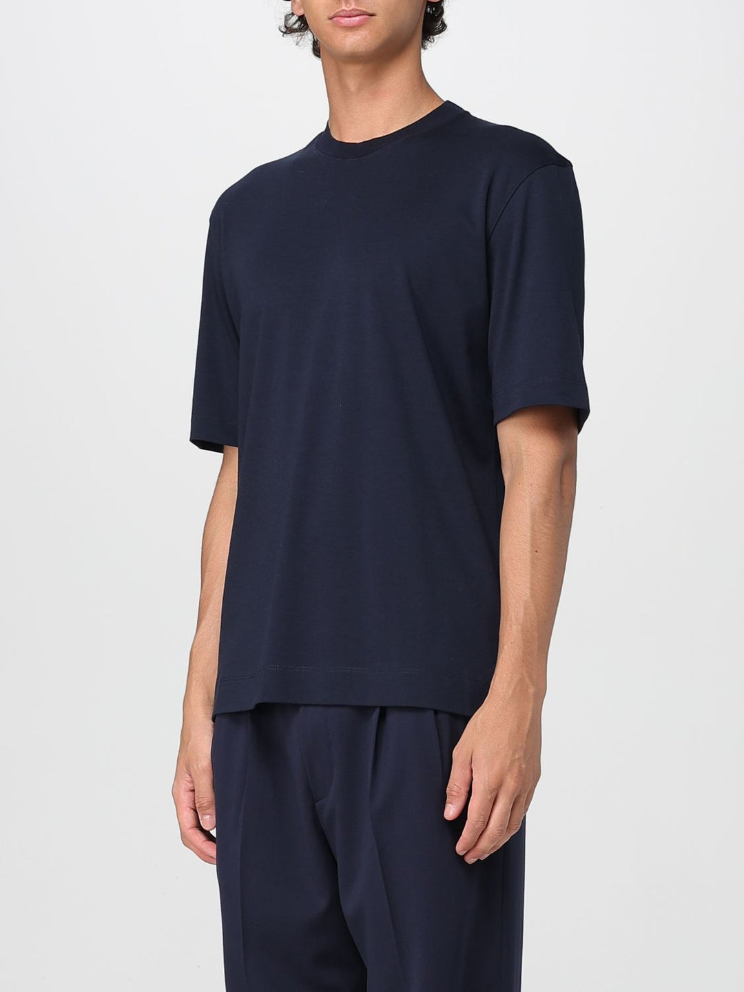 Zegna T-Shirt Men Blue
