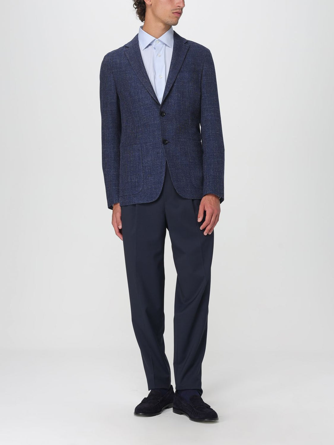 Zegna Shirt Men Blue