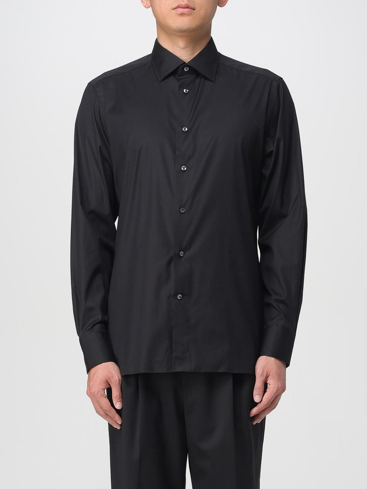 Zegna Shirt Men Black