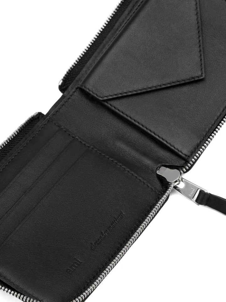 AMI PARIS Compact Mini Wallet for Men