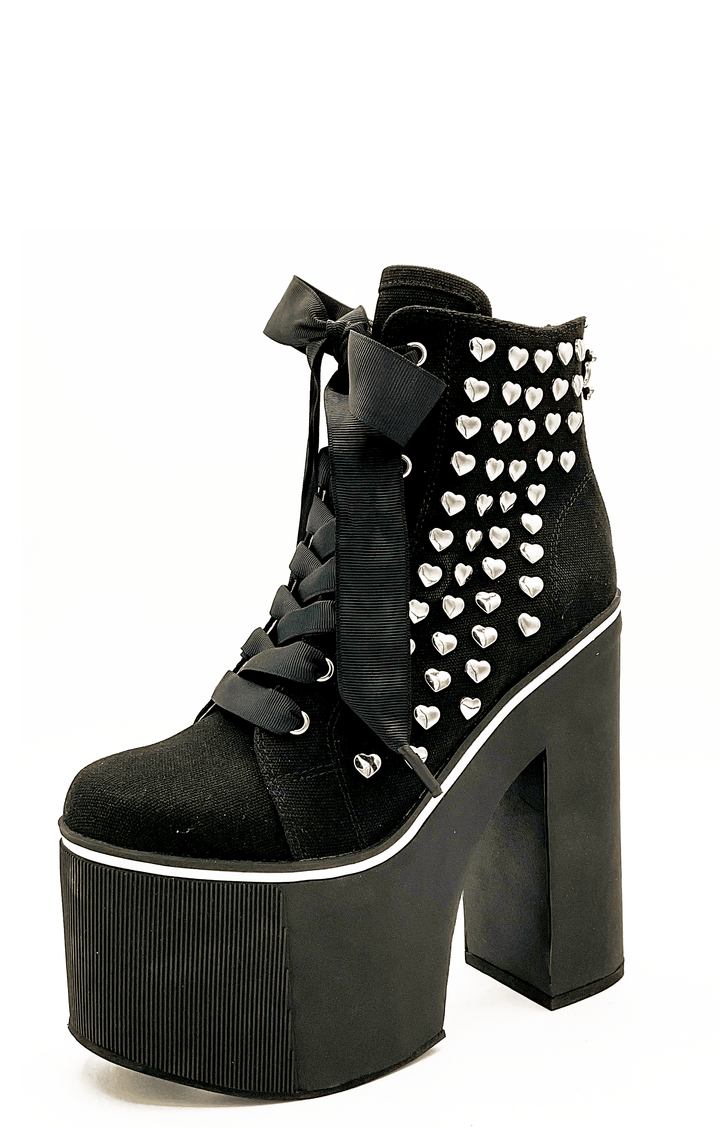 Heartcore Platform Sneaker - Black