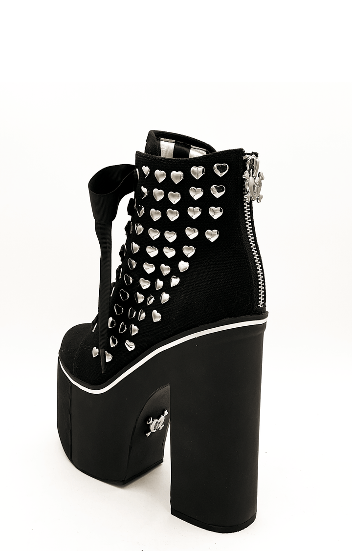 Heartcore Platform Sneaker - Black