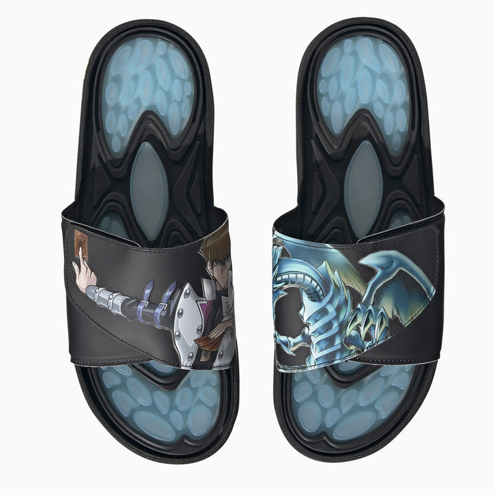 Adidas Originals Reptossage Hook And Loop Black/Blue Slides