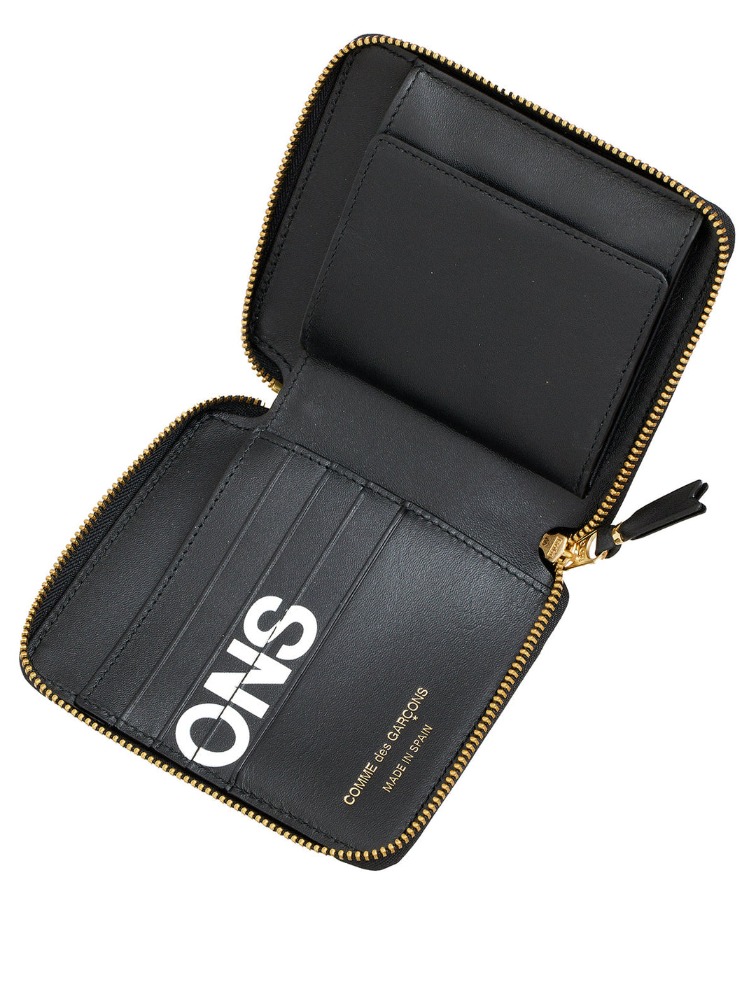 COMME DES GARÇONS WALLET Mini Wallet with Zip and Card Slots