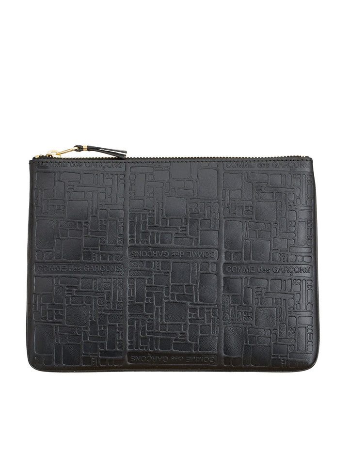 COMME DES GARÇONS WALLET Mini Busta Wallet with Zip Closure