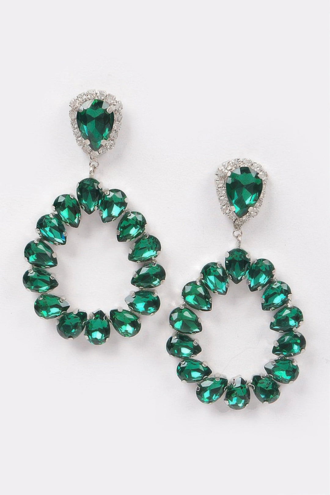 HUDSON Teardrop Stone Earring - New Collection Los Angeles - BYMANYC ® New York