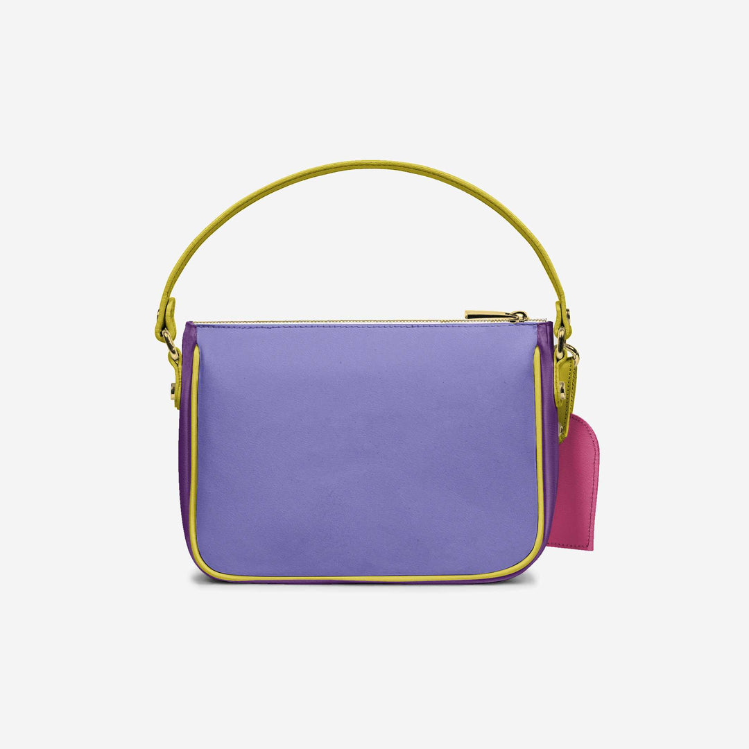 Handbag BYMANYC ® New York – Luxe Pendant Vertical Band in Emerald & Silver