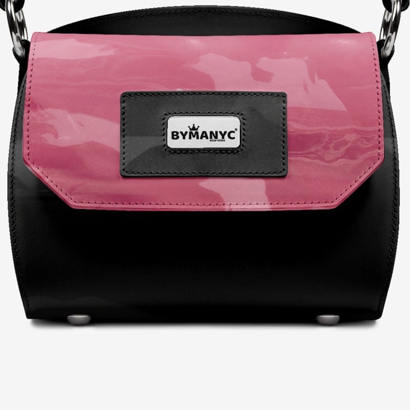 Handbag BYMANYC ® New York – Vegan Couture Trunk Mini in Manhattan Black