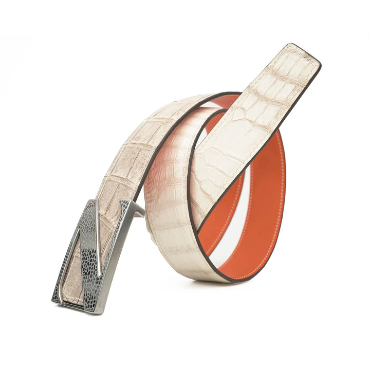 alligator leather belt, genuine alligator belt, exotic leather belt, men’s leather belt, designer leather belt, handcrafted belt, luxury belt, Italian leather belt, calfskin leather belt, crocodile leather belt, formal men’s belt, dress belt, premium leat
