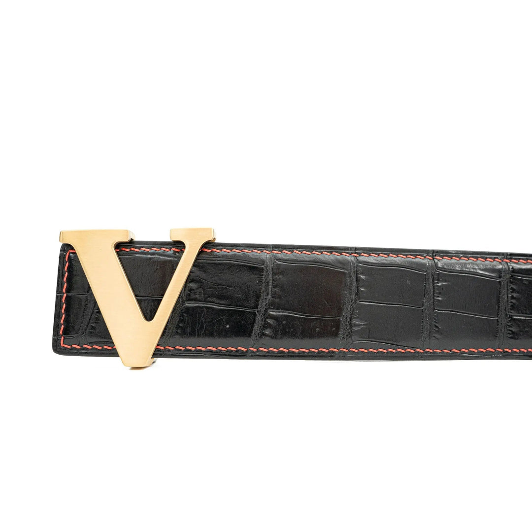 alligator leather belt, genuine alligator belt, exotic leather belt, men’s leather belt, designer leather belt, handcrafted belt, luxury belt, Italian leather belt, calfskin leather belt, crocodile leather belt, formal men’s belt, dress belt, premium leat