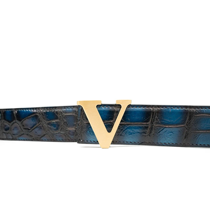 alligator leather belt, genuine alligator belt, exotic leather belt, men’s leather belt, designer leather belt, handcrafted belt, luxury belt, Italian leather belt, calfskin leather belt, crocodile leather belt, formal men’s belt, dress belt, premium leat