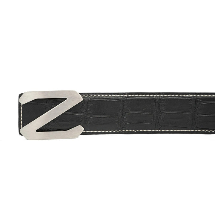 alligator leather belt, genuine alligator belt, exotic leather belt, men’s leather belt, designer leather belt, handcrafted belt, luxury belt, Italian leather belt, calfskin leather belt, crocodile leather belt, formal men’s belt, dress belt, premium leat