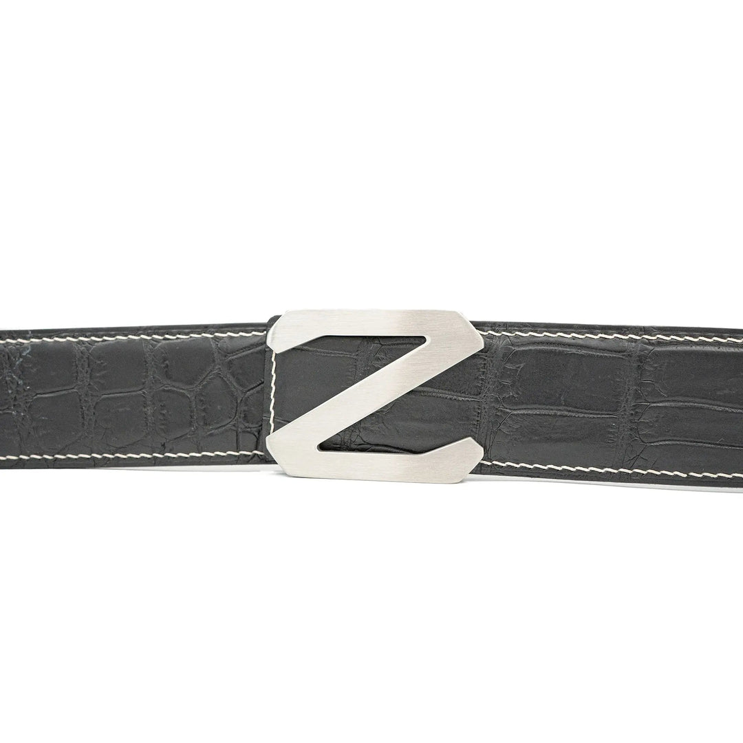 alligator leather belt, genuine alligator belt, exotic leather belt, men’s leather belt, designer leather belt, handcrafted belt, luxury belt, Italian leather belt, calfskin leather belt, crocodile leather belt, formal men’s belt, dress belt, premium leat