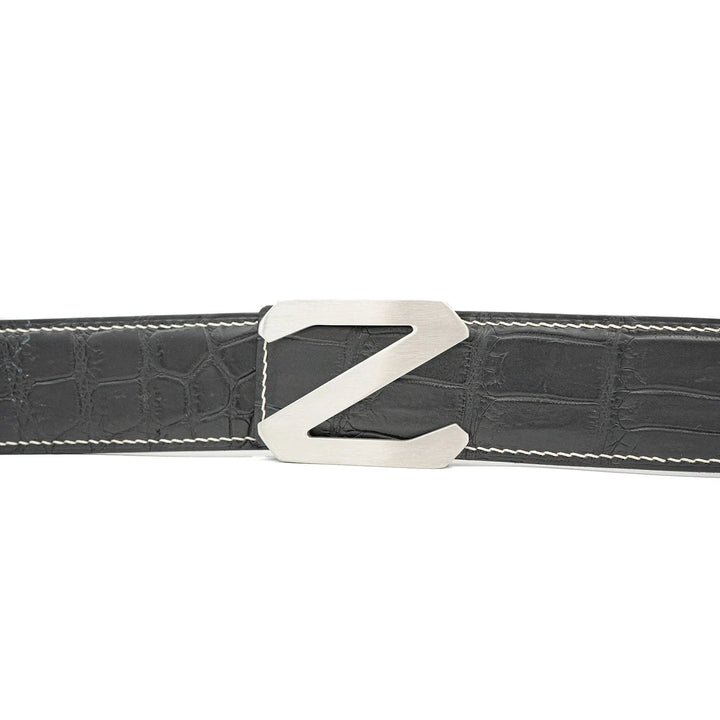alligator leather belt, genuine alligator belt, exotic leather belt, men’s leather belt, designer leather belt, handcrafted belt, luxury belt, Italian leather belt, calfskin leather belt, crocodile leather belt, formal men’s belt, dress belt, premium leat