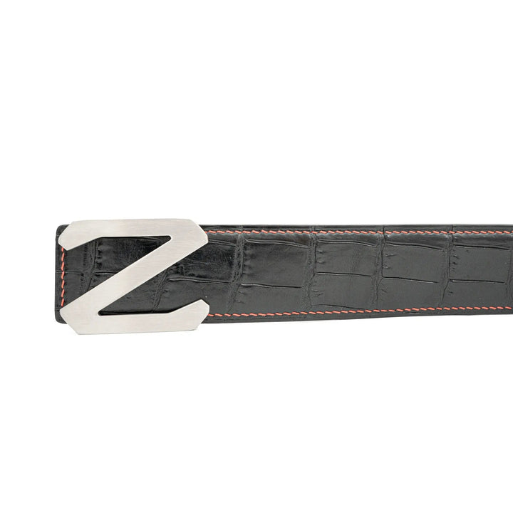 alligator leather belt, genuine alligator belt, exotic leather belt, men’s leather belt, designer leather belt, handcrafted belt, luxury belt, Italian leather belt, calfskin leather belt, crocodile leather belt, formal men’s belt, dress belt, premium leat