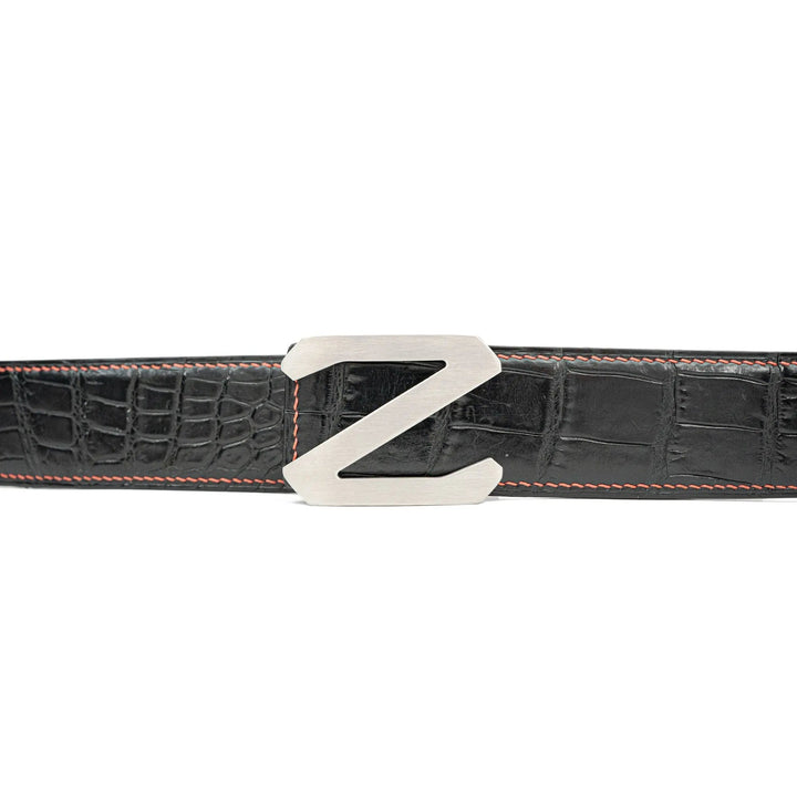 alligator leather belt, genuine alligator belt, exotic leather belt, men’s leather belt, designer leather belt, handcrafted belt, luxury belt, Italian leather belt, calfskin leather belt, crocodile leather belt, formal men’s belt, dress belt, premium leat