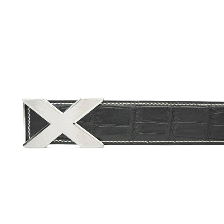 alligator leather belt, genuine alligator belt, exotic leather belt, men’s leather belt, designer leather belt, handcrafted belt, luxury belt, Italian leather belt, calfskin leather belt, crocodile leather belt, formal men’s belt, dress belt, premium leat
