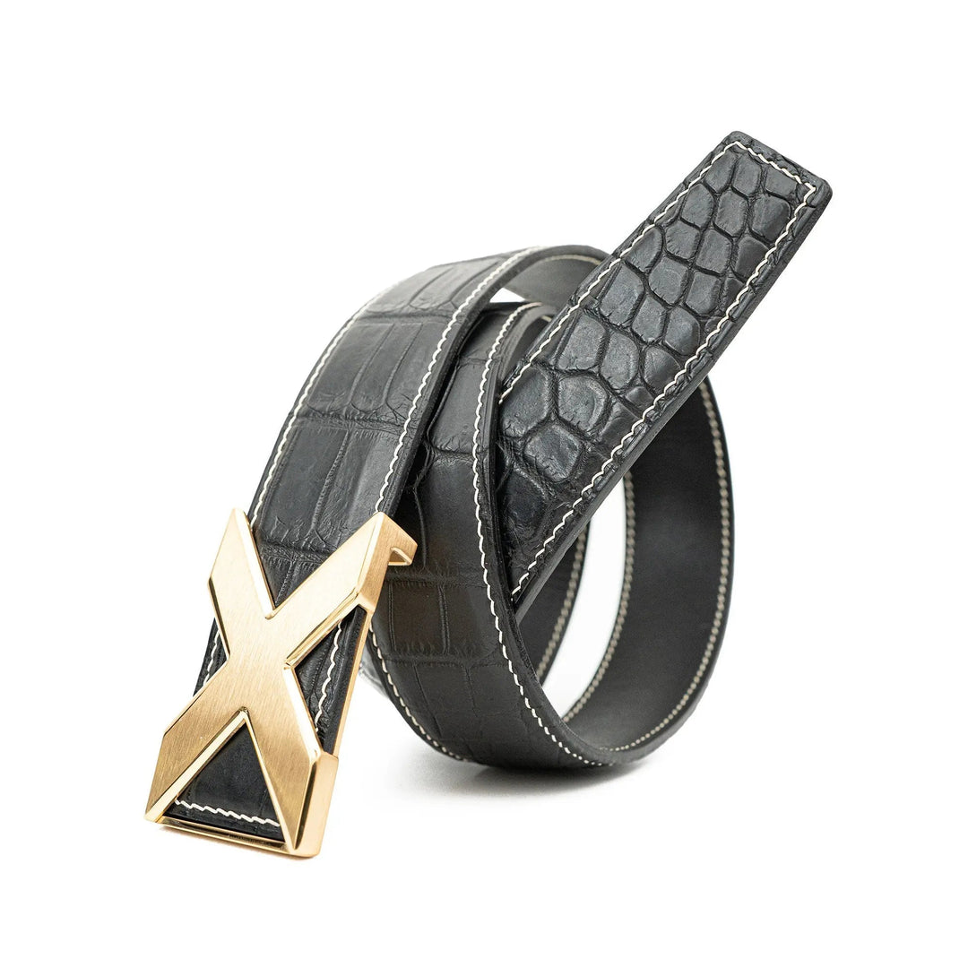 alligator leather belt, genuine alligator belt, exotic leather belt, men’s leather belt, designer leather belt, handcrafted belt, luxury belt, Italian leather belt, calfskin leather belt, crocodile leather belt, formal men’s belt, dress belt, premium leat