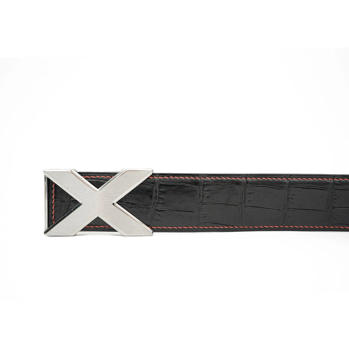 alligator leather belt, genuine alligator belt, exotic leather belt, men’s leather belt, designer leather belt, handcrafted belt, luxury belt, Italian leather belt, calfskin leather belt, crocodile leather belt, formal men’s belt, dress belt, premium leat