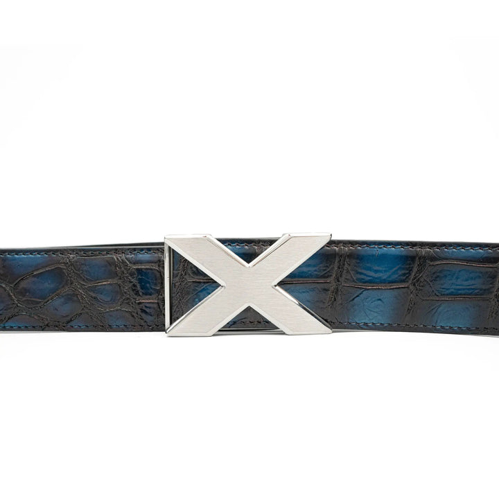 alligator leather belt, genuine alligator belt, exotic leather belt, men’s leather belt, designer leather belt, handcrafted belt, luxury belt, Italian leather belt, calfskin leather belt, crocodile leather belt, formal men’s belt, dress belt, premium leat