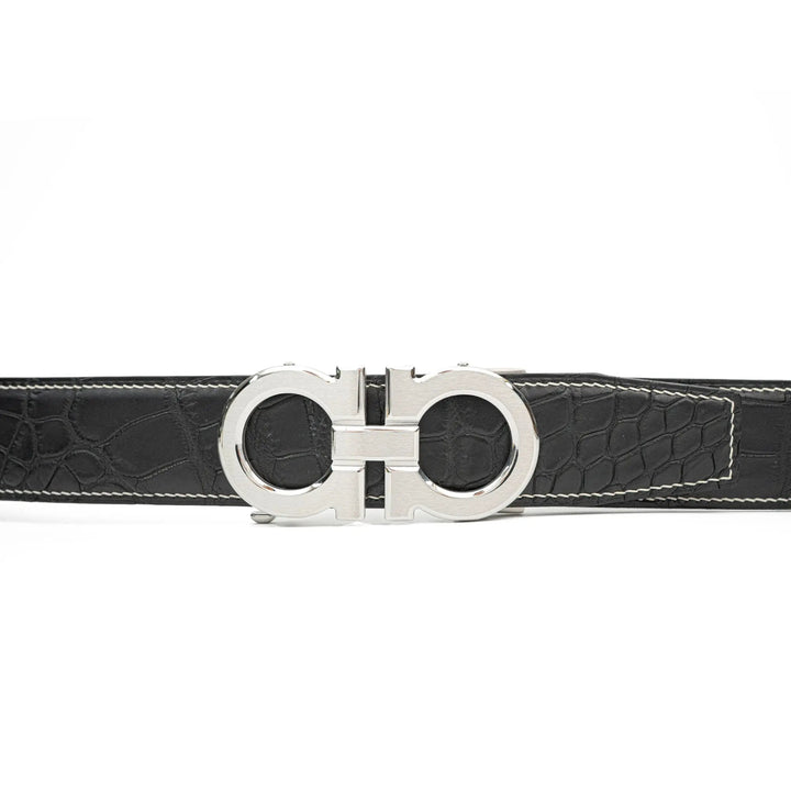 alligator leather belt, genuine alligator belt, exotic leather belt, men’s leather belt, designer leather belt, handcrafted belt, luxury belt, Italian leather belt, calfskin leather belt, crocodile leather belt, formal men’s belt, dress belt, premium leat