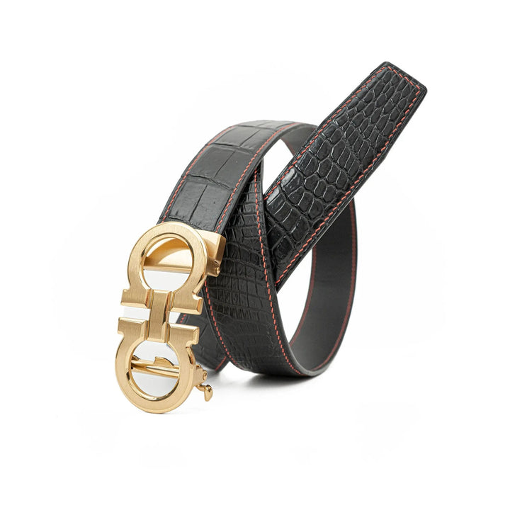 alligator leather belt, genuine alligator belt, exotic leather belt, men’s leather belt, designer leather belt, handcrafted belt, luxury belt, Italian leather belt, calfskin leather belt, crocodile leather belt, formal men’s belt, dress belt, premium leat
