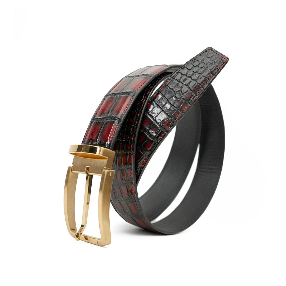 alligator leather belt, genuine alligator belt, exotic leather belt, men’s leather belt, designer leather belt, handcrafted belt, luxury belt, Italian leather belt, calfskin leather belt, crocodile leather belt, formal men’s belt, dress belt, premium leat