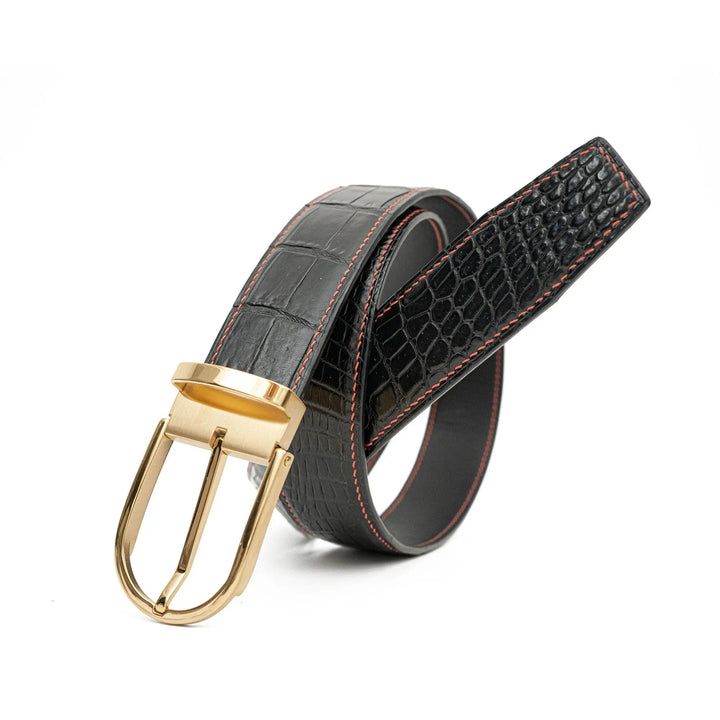 alligator leather belt, genuine alligator belt, exotic leather belt, men’s leather belt, designer leather belt, handcrafted belt, luxury belt, Italian leather belt, calfskin leather belt, crocodile leather belt, formal men’s belt, dress belt, premium leat