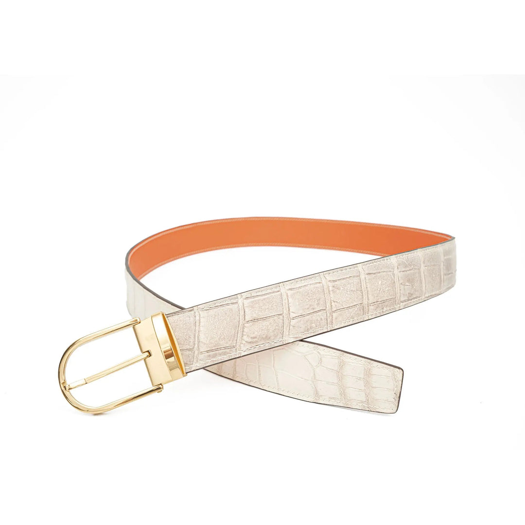 alligator leather belt, genuine alligator belt, exotic leather belt, men’s leather belt, designer leather belt, handcrafted belt, luxury belt, Italian leather belt, calfskin leather belt, crocodile leather belt, formal men’s belt, dress belt, premium leat
