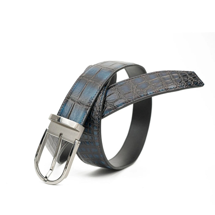 alligator leather belt, genuine alligator belt, exotic leather belt, men’s leather belt, designer leather belt, handcrafted belt, luxury belt, Italian leather belt, calfskin leather belt, crocodile leather belt, formal men’s belt, dress belt, premium leat