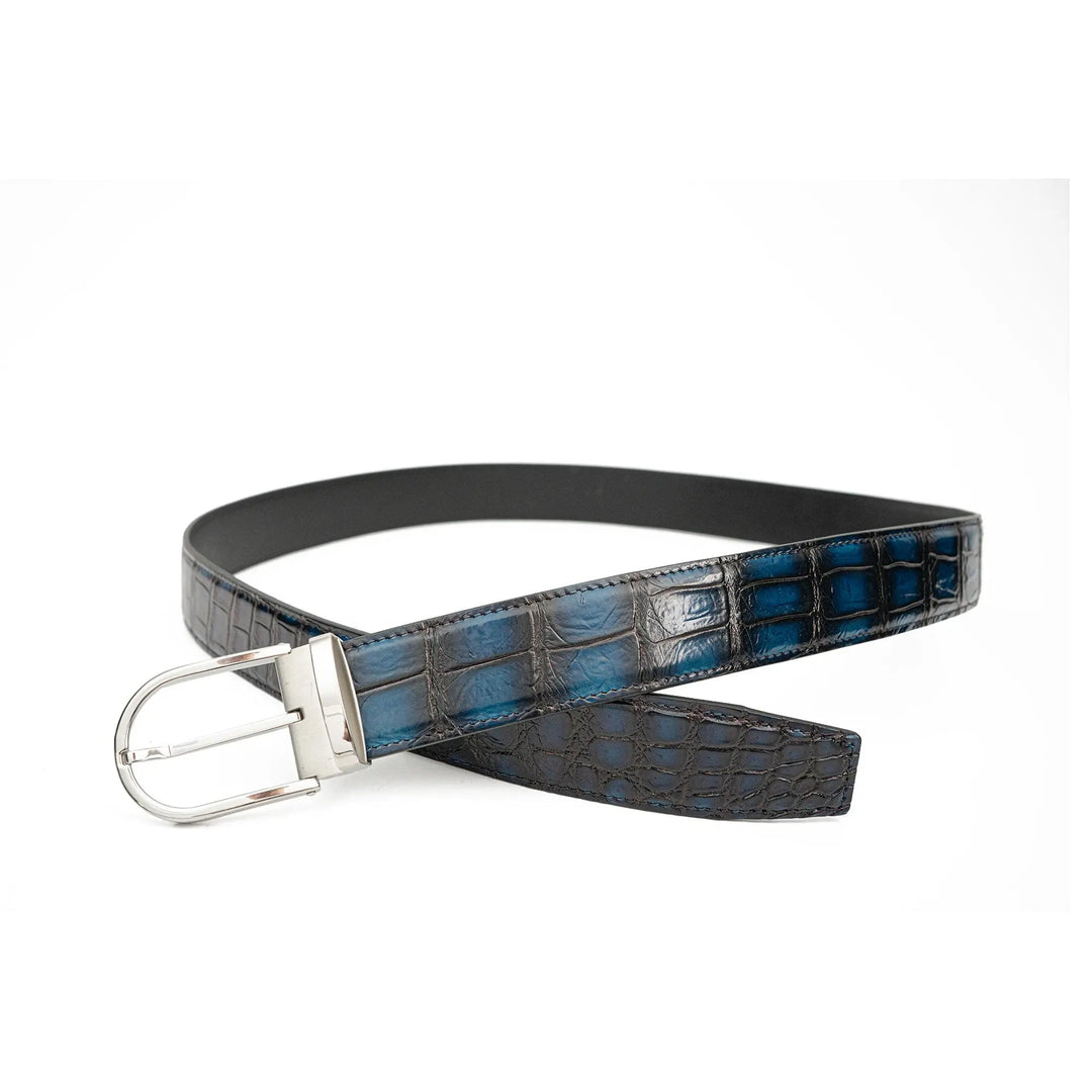 alligator leather belt, genuine alligator belt, exotic leather belt, men’s leather belt, designer leather belt, handcrafted belt, luxury belt, Italian leather belt, calfskin leather belt, crocodile leather belt, formal men’s belt, dress belt, premium leat
