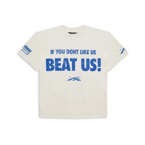 Hellstar Beat Us! T-shirt White/Blue