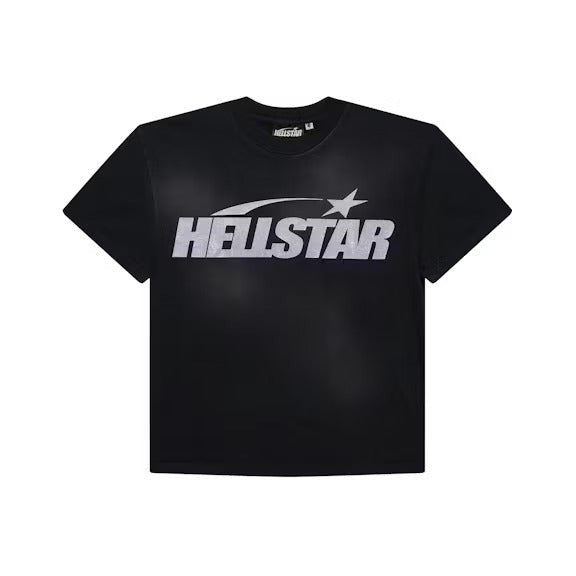 Hellstar Classic Glitter Logo T-shirt Black