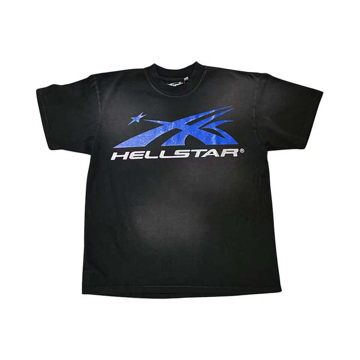 Hellstar Gel Sport Logo (Black/Blue) T-shirt Black/Blue