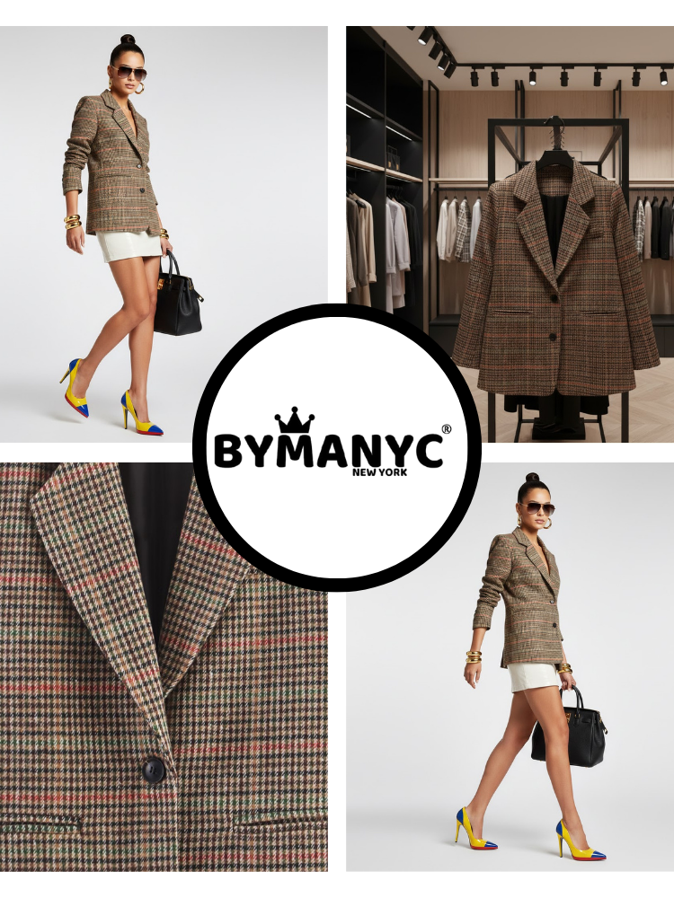 Heritage Plaid Blazer • FIFTH AVE New Collection BYMANYC ® New York