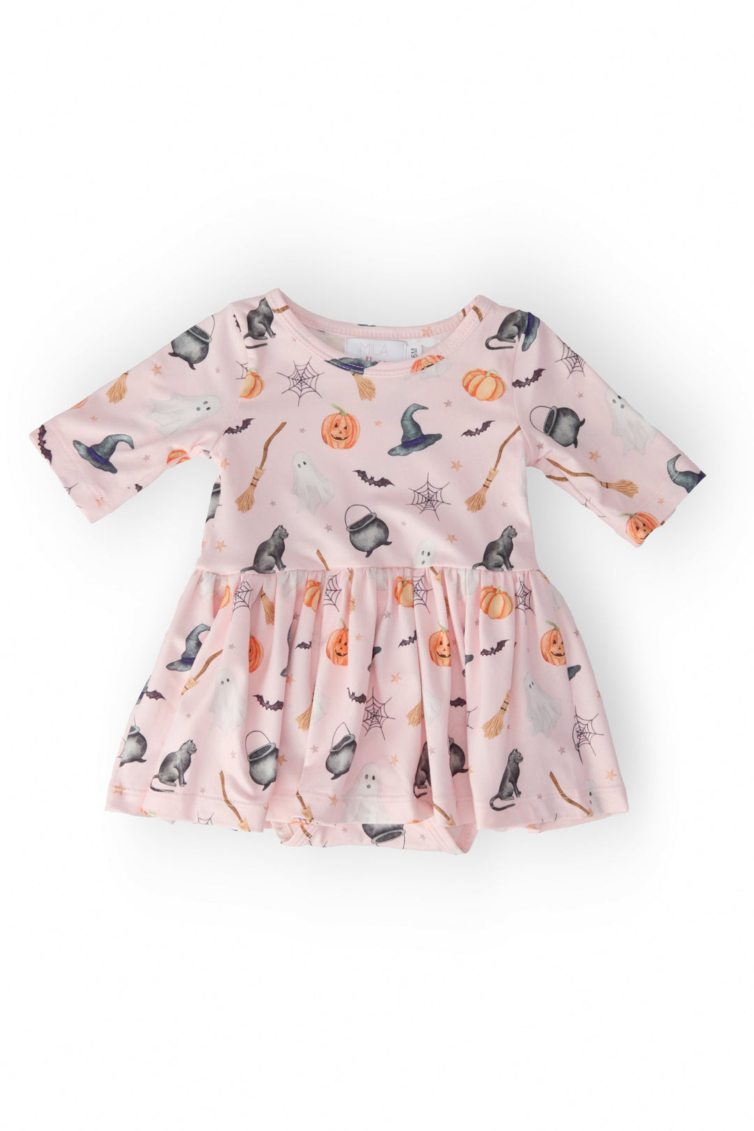 Hey Boo 3/4 Sleeve Twirl Bodysuit