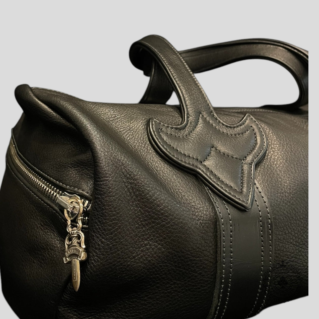 Chrome Hearts Mini Fleur Duffle Bag in Black