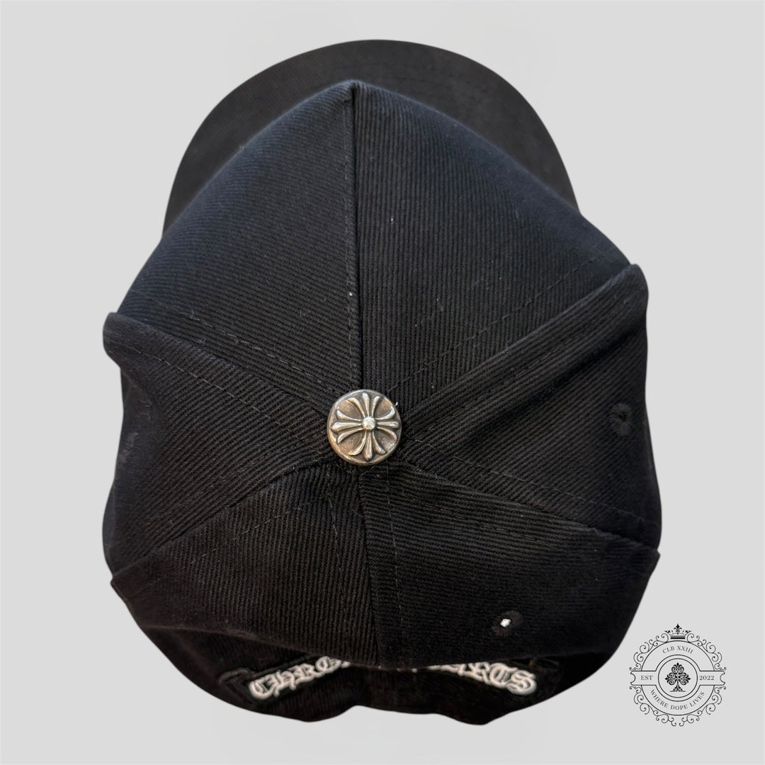 Chrome Hearts Vertical Logo Hat in Black