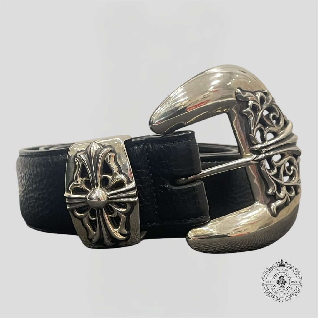 Chrome Hearts 3 Piece Belt in Black