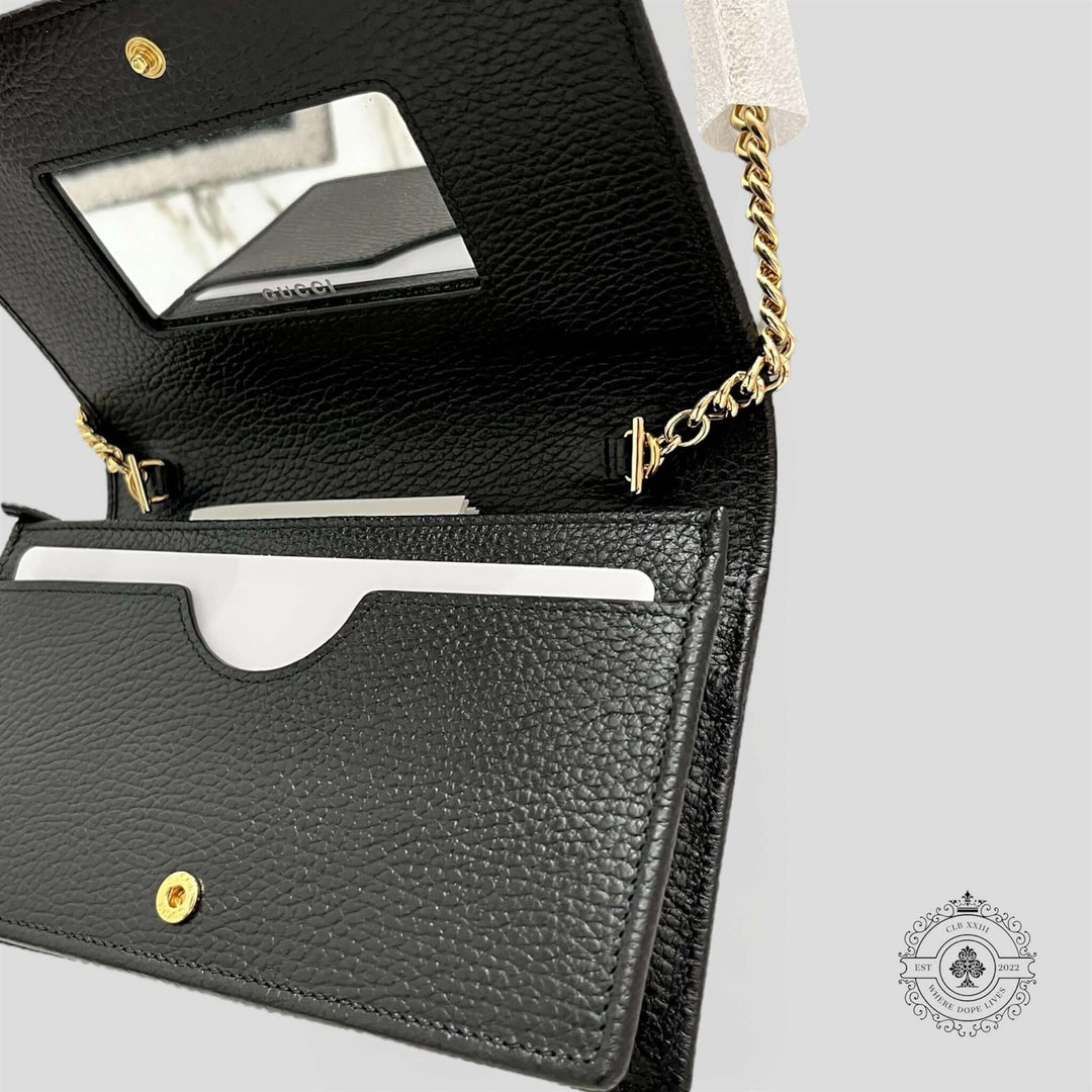Gucci GG Marmont Wallet in Black