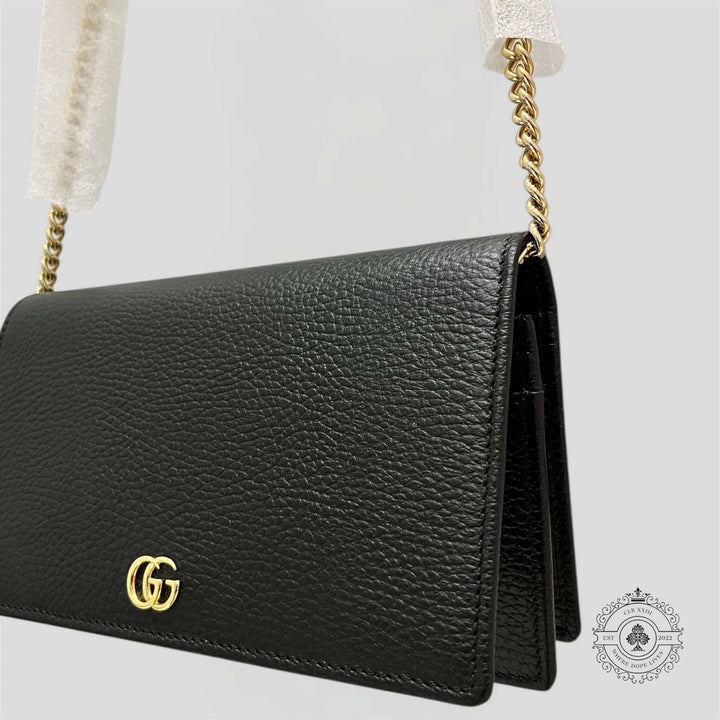 Gucci GG Marmont Wallet in Black