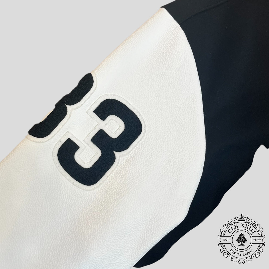 Chrome Hearts Eagle Patch Varsity Jacket in Black