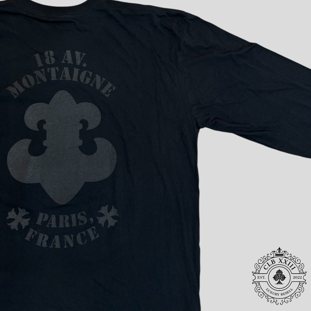 Chrome Hearts Paris Exclusive Long Sleeve Shirt in Black