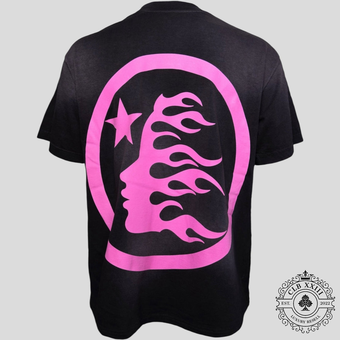 Hellstar Classic Rhinestone Logo T-Shirt in Black