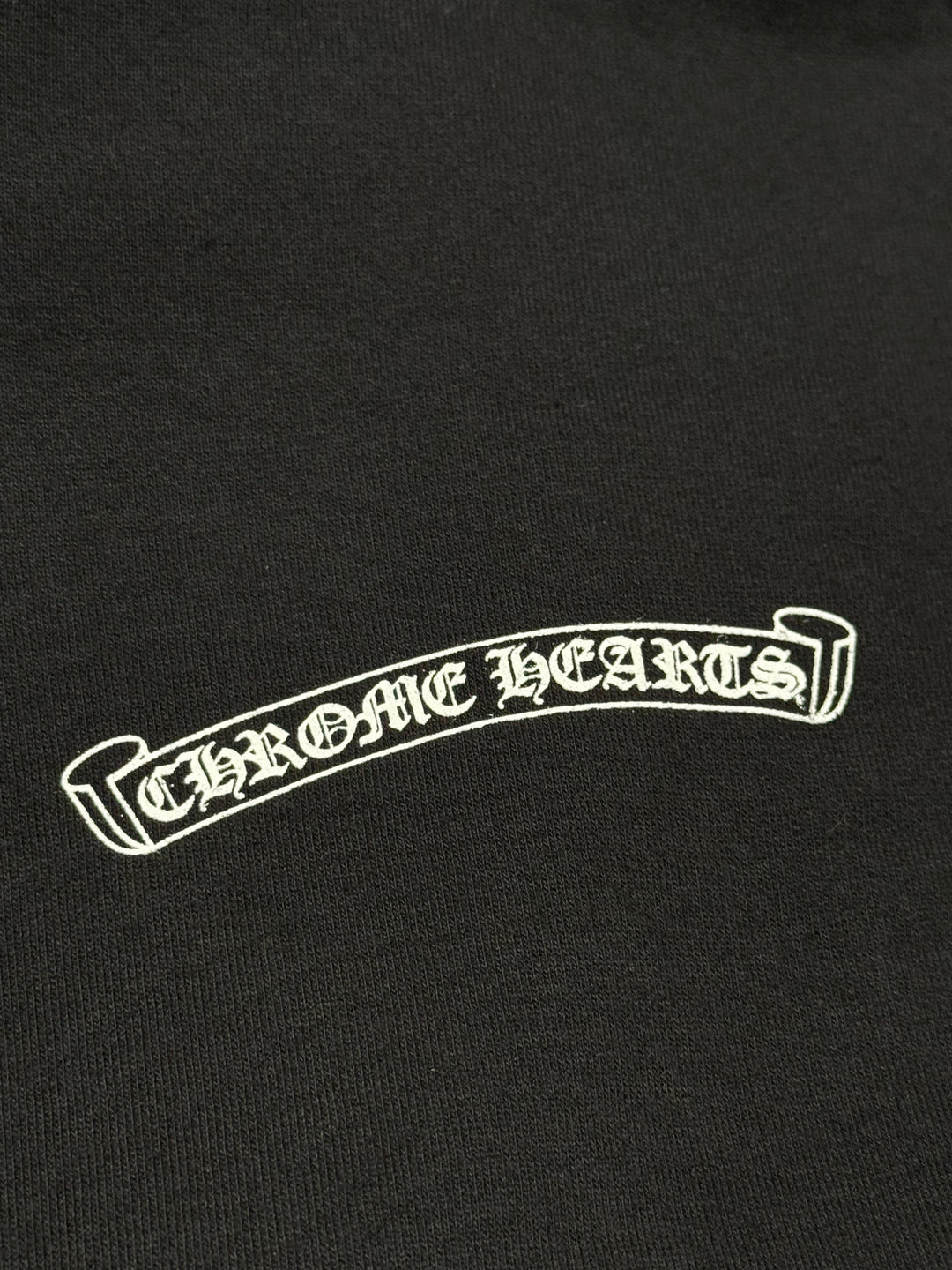 Chrome Hearts Eye Chart Dagger Hoodie in Black/Pink