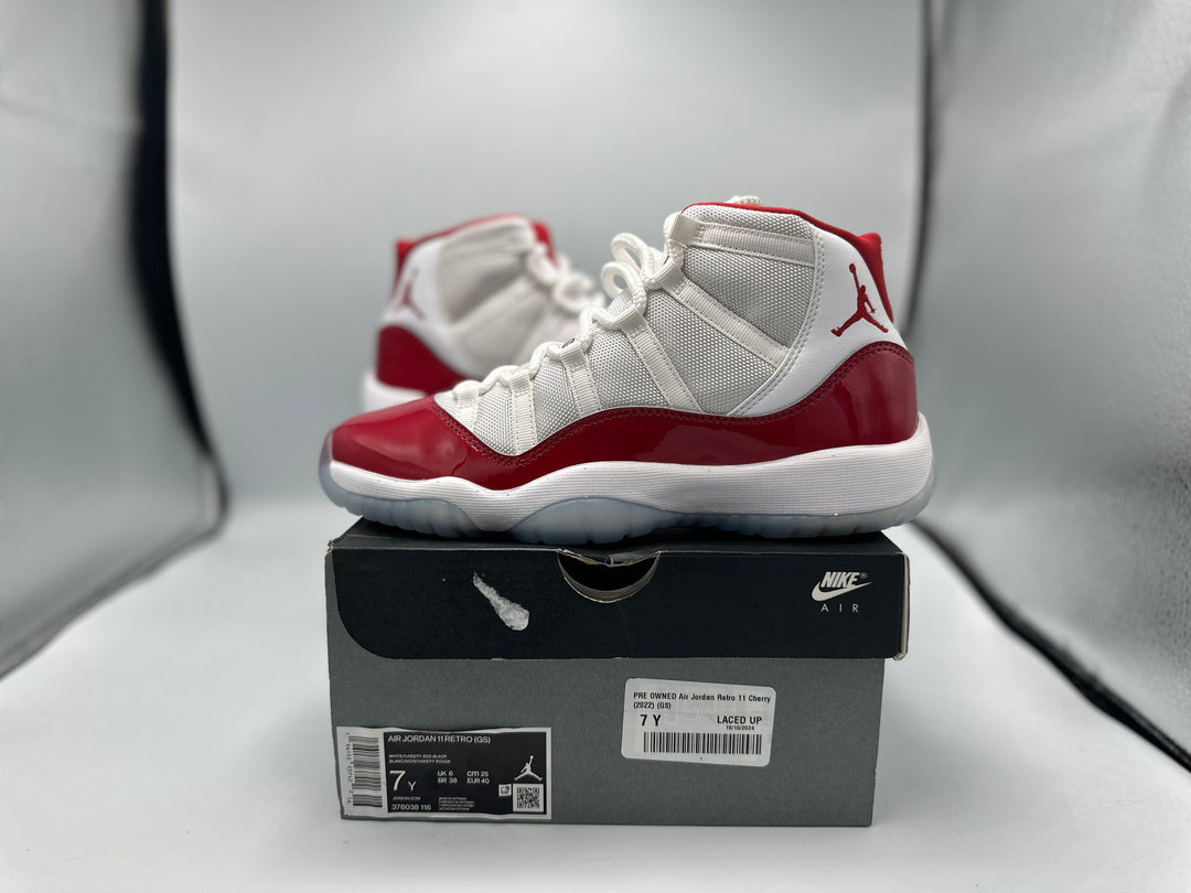 PRE OWNED Air Jordan Retro 11 Cherry (2022) (GS)
