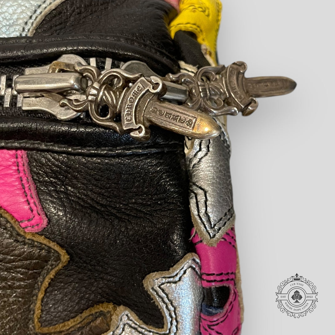 Chrome Hearts Multi Color Cross Patch Mini Duffle