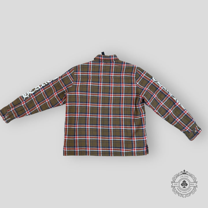 Chrome Hearts Padded Flannel in Brown - Preowned