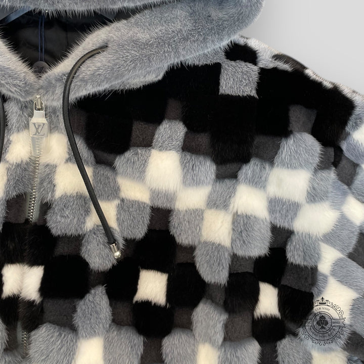 Louis Vuitton Damoflage Mink Fair Isles Blouson